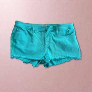 Roxy size 13 women’s aqua short shorts